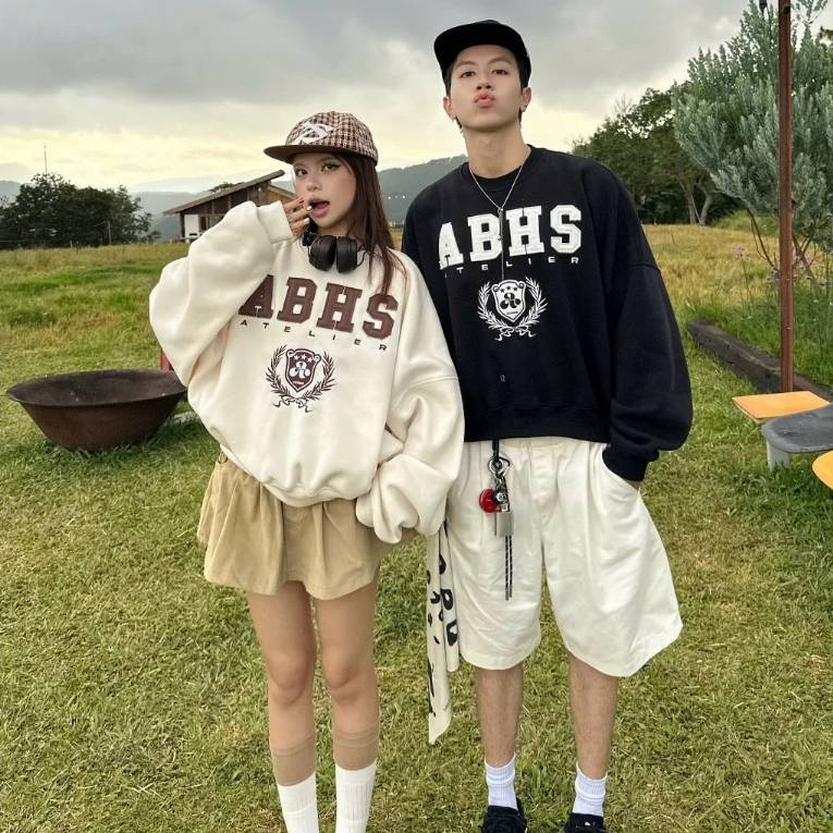 AB HOUSE - Áo sweater form rộng LIER nam nữ