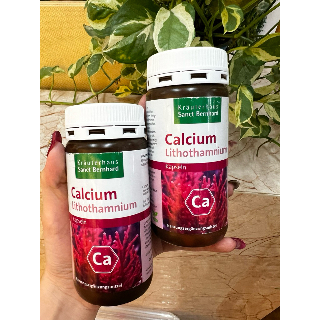 ( Bill Đức ) Viên Uống Calcium tảo biển đỏ Sanct Bernhard - Calcium Lithothamnium - 120 viên