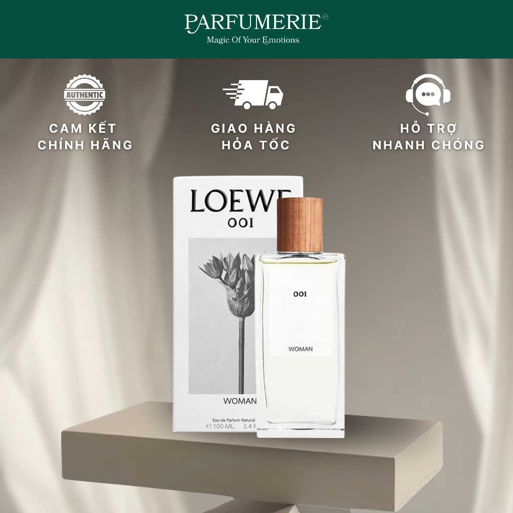 [Fullbox] Nước hoa nữ 001 Woman EDP hương thơm gần gũi, nữ tính