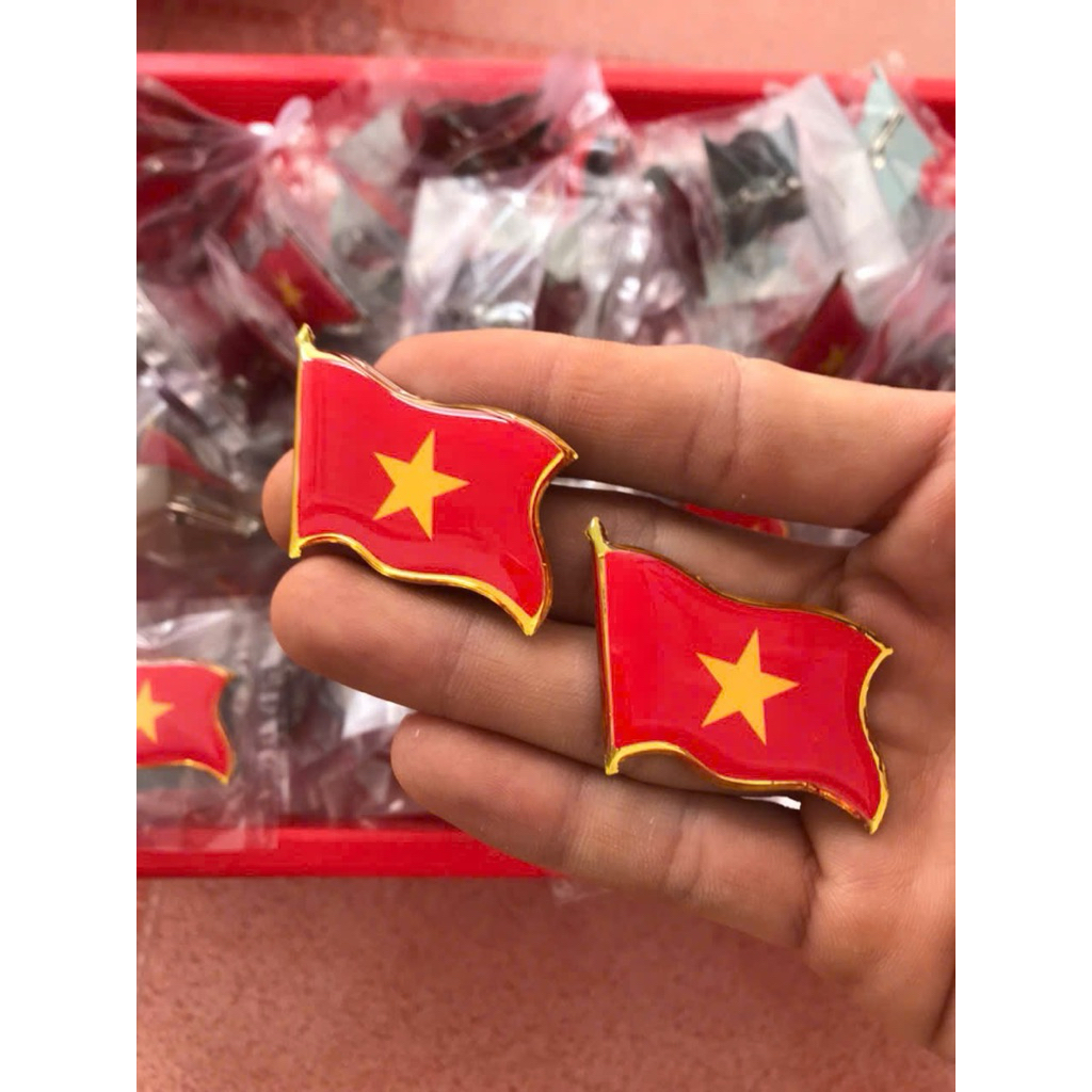 huy hiệu cờ combo 5 cái