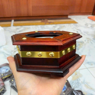Gạt tàn lòng sứ gỗ trắc cao cấp