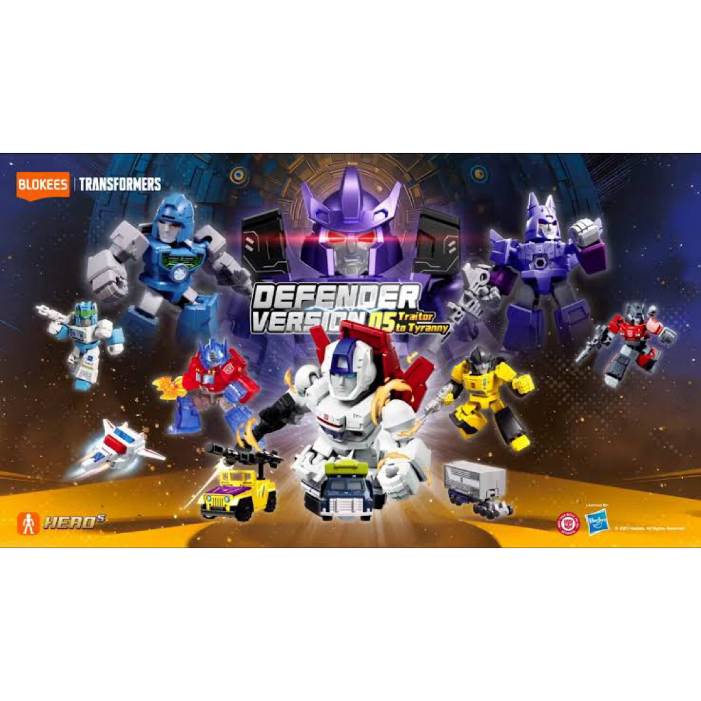   Mô Hình lắp ráp   Blind Box 12 hộp Transformer Defender bản 2 chính hãng 