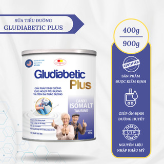 Sữa bổ sung dinh dưỡng Gludiabetics Plus, bổ sung dinh dưỡng người tiểu đường 400g/900g