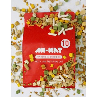 HẠT MIKAT 10 MIX TOPING HẠT CHO MÈO FULL TOPINH PHÙ HỢP MỌI LỨA TUỔI