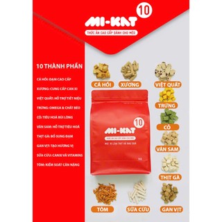 HẠT MIKAT 10 MIX TOPING HẠT CHO MÈO FULL TOPINH PHÙ HỢP MỌI LỨA TUỔI