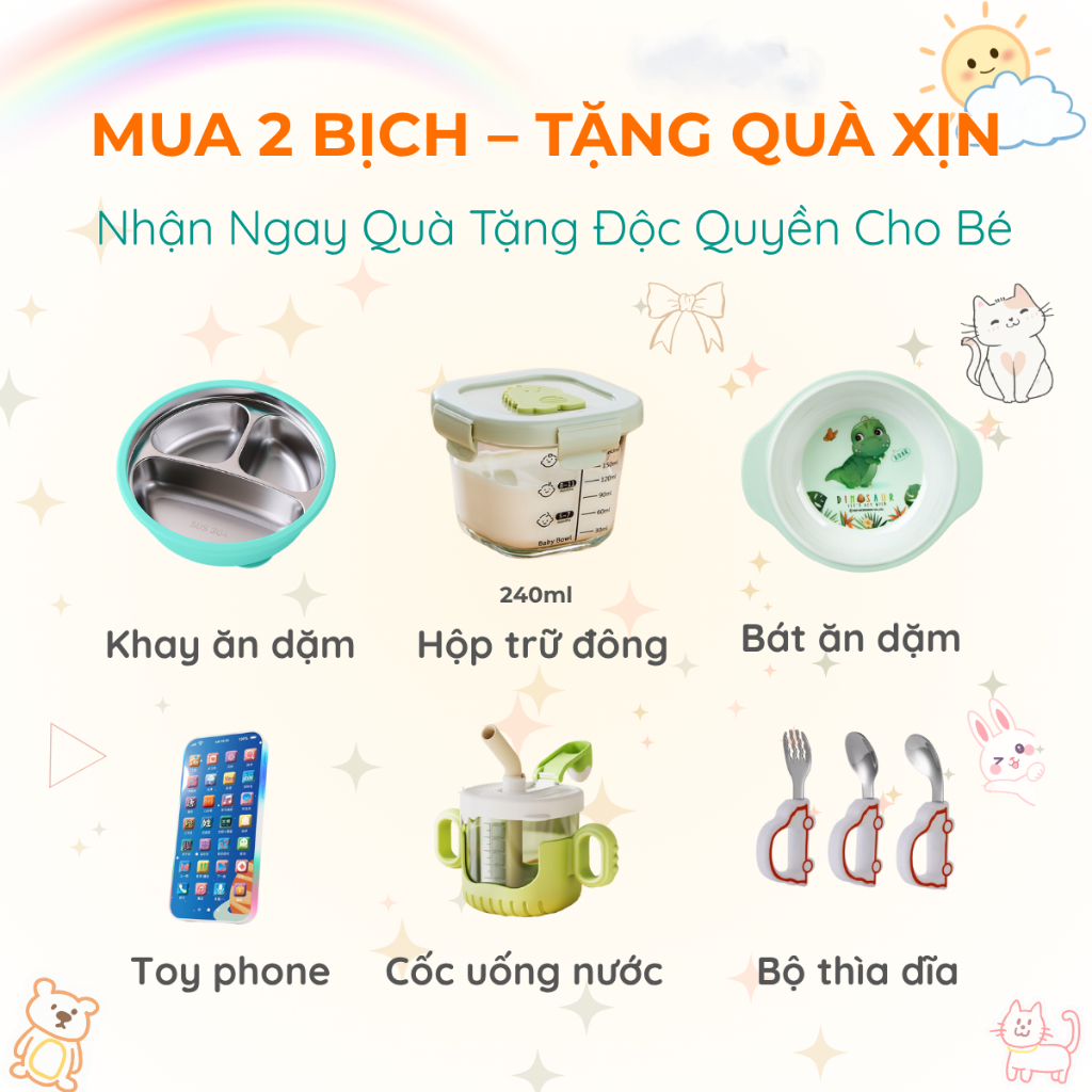 Quà tặng khi mua combo 2 bịch bỉm