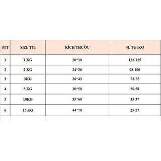 10kg túi 2 quai HDPE in theo yêu cầu