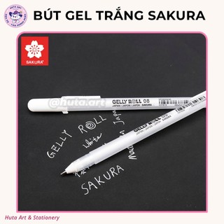   Huta Art  Bút Gel Trắng Sakura Gelly Roll - 0.8 Medium 