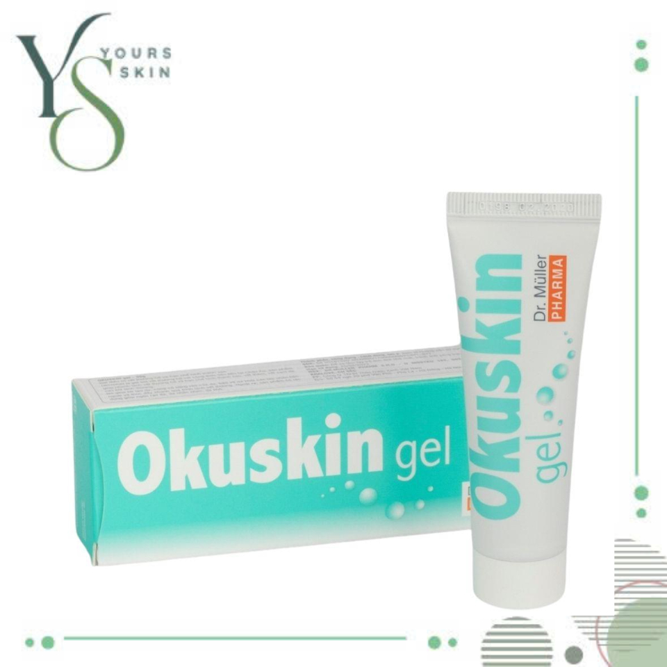 [10g-30g] Gel bôi vết thương Okuskin Gel giúp lành nhanh vết thương hở, hạn chế sẹo