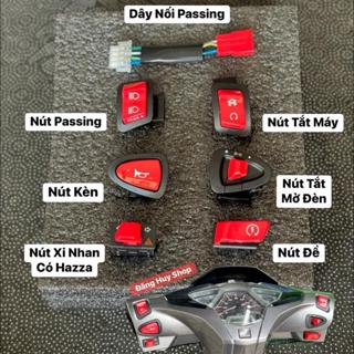  Combo Full 5-6 Nút Đỏ + Dây Nối Passing Cho Các Dòng Xe Honda   Xi Nhan Có Tích Hợp Haza + Tặng Kèm Cục Chóp Điện Tử   