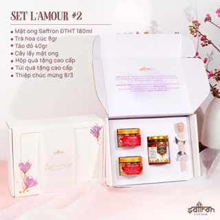 Hộp quà tặng mật ong ngâm đông trùng hạ thảo và trà hoa tặng bạn bè, người thân.