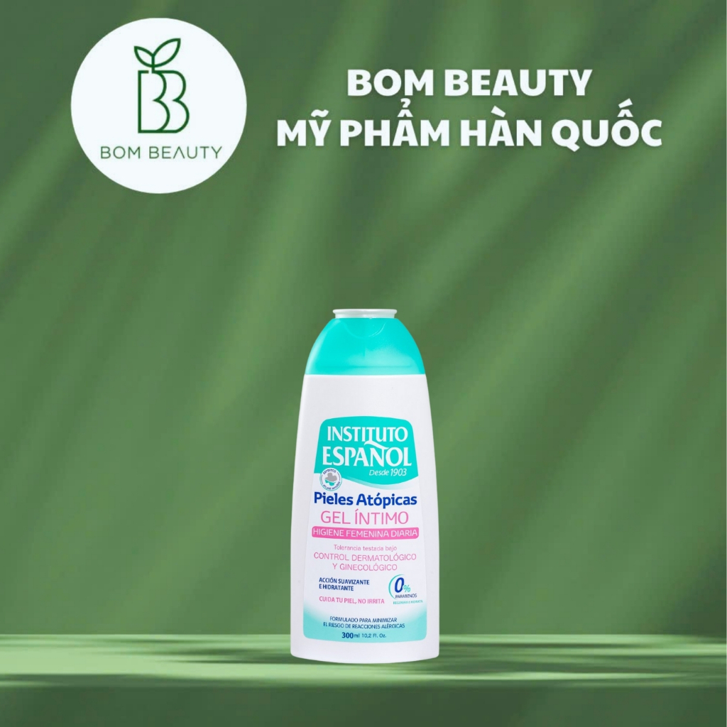 (xanh) Dung dịch vệ sinh Instituto Espanol Pieles Atópicas Gel Íntimo 300ml