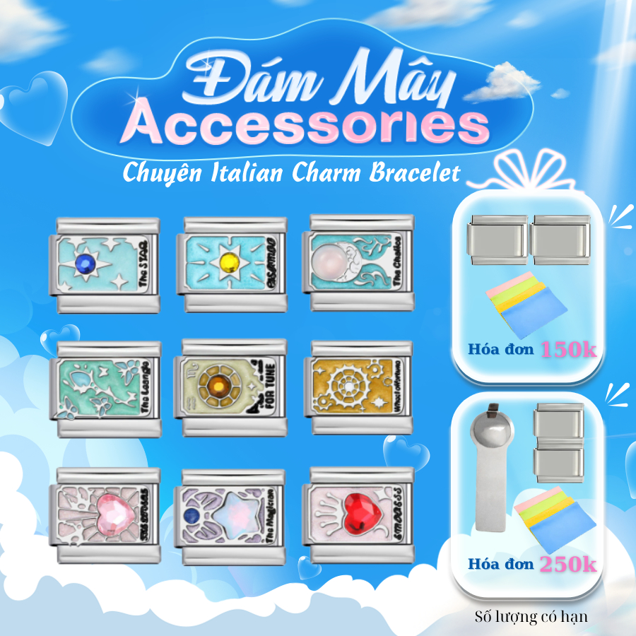 Charm Tarot Đá Vòng Tay Italian Charm Bracelet