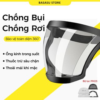  Mặt Nạ Bảo Hộ Phun Thuốc Trong Suốt  Kính Chống Giọt Bắn dùng phun xịt thuốc chừ sâu sịt sơn Chống Bụi Chống Hơi Nước 