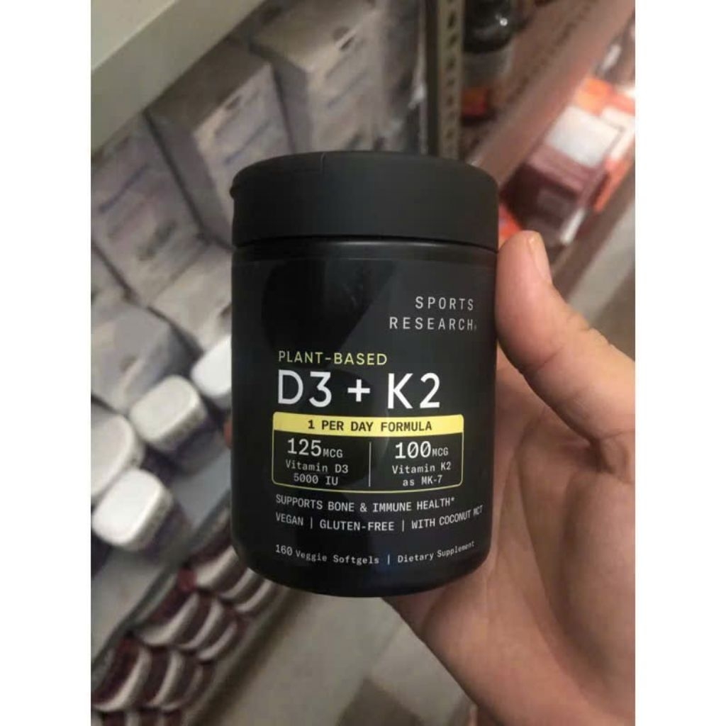 [Hộp Đựng] TPBVSK Vitamin D3 K2 SR USA