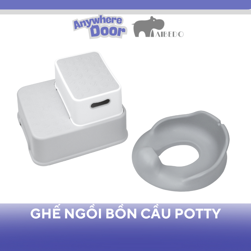 Ghế ngồi bồn cầu cho bé Aibedo Potty