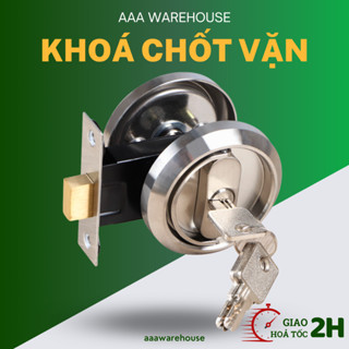   LHS 02 Nancb  Khoá Chốt Vặn Có Chìa Có Tay Âm Kéo - Khoá Cửa vô hình chốt vặn cửa nội thất sân bay 