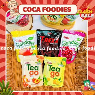   LỐC 10 GÓI  Nước Trái Cây Oishi T-Rexx Tea Go Sunday- đồ ăn vặt 