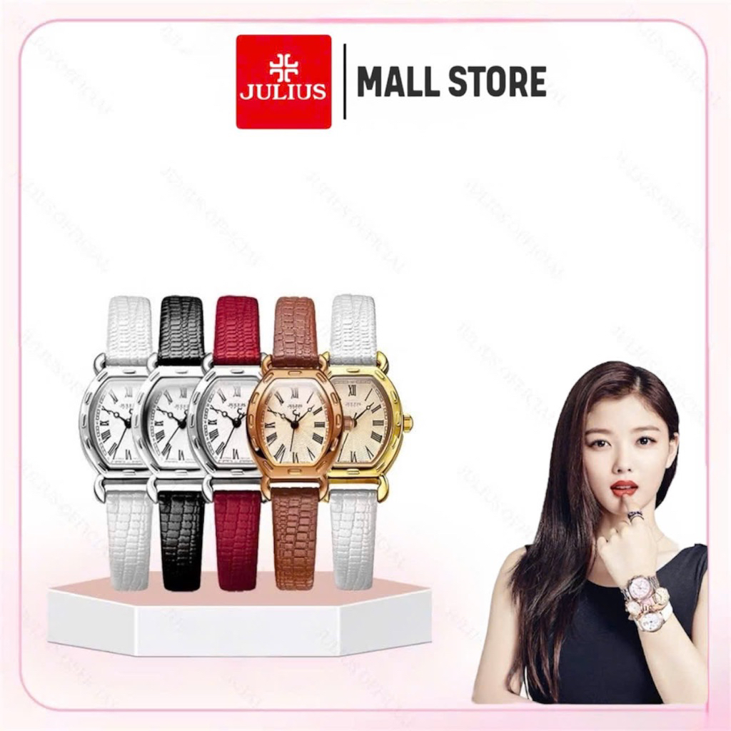 Julius Mall | Đồng hồ nữ Julius JA-544 dây da Hàn Quốc