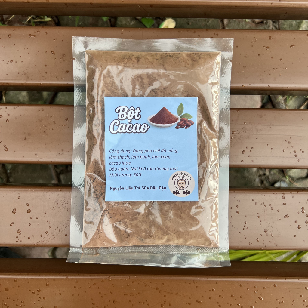 Bột Cacao 50g – Nguyên Liệu Pha Chế Trà Sữa, Socola Nóng, Latte, Đá Xay Thơm Đậm Chuẩn Quán