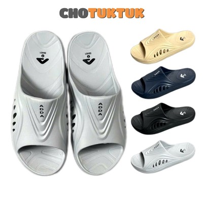 Dép nam Thái Lan quai ngang đúc nguyên khổi chống trơn siêu nhẹ êm chân ADDA 58401