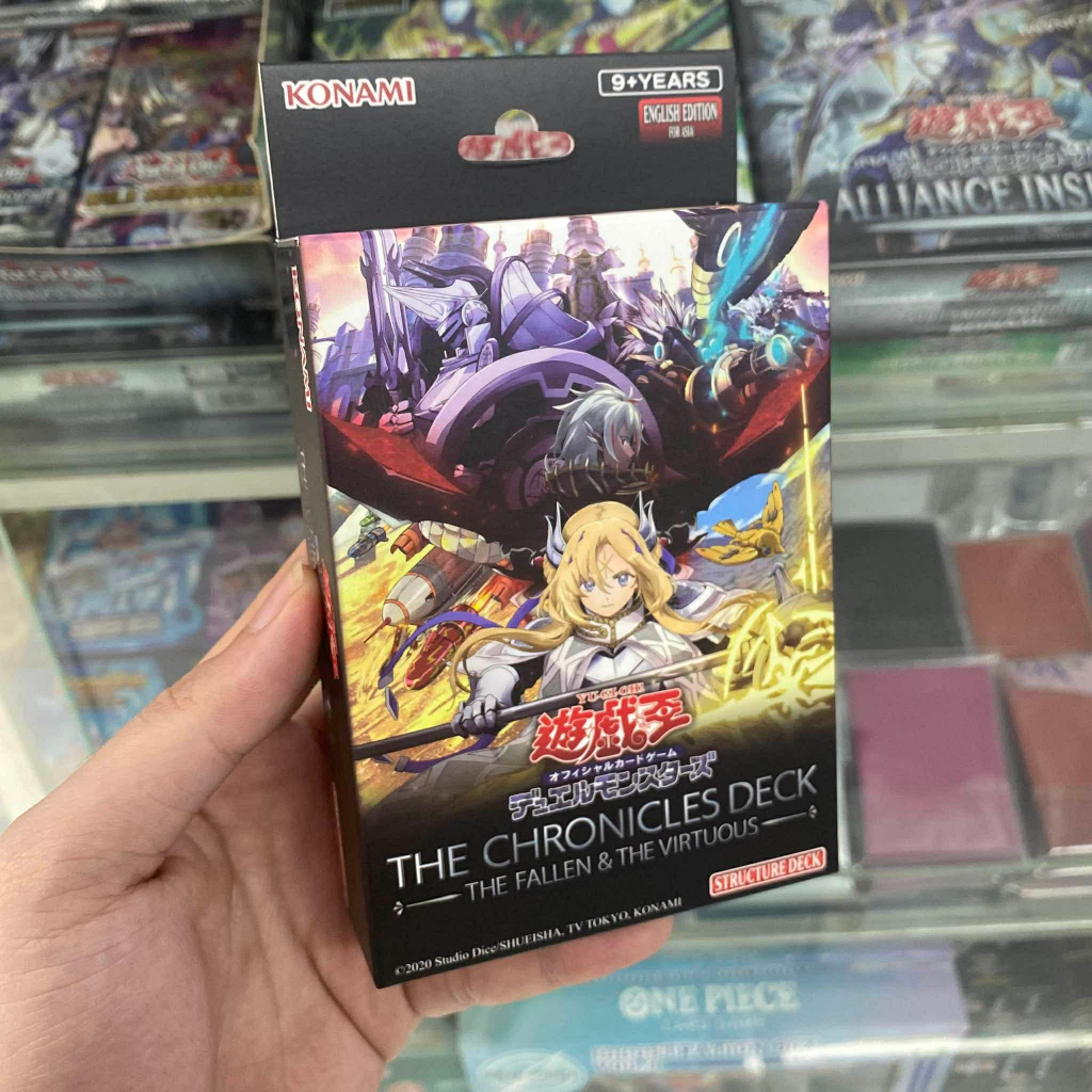 [CHÍNH HÃNG] Hộp Bài Yu-Gi-Oh THE CHRONICLES DECK: The Fallen & The Virtuous (CH01-AE) - Structure D