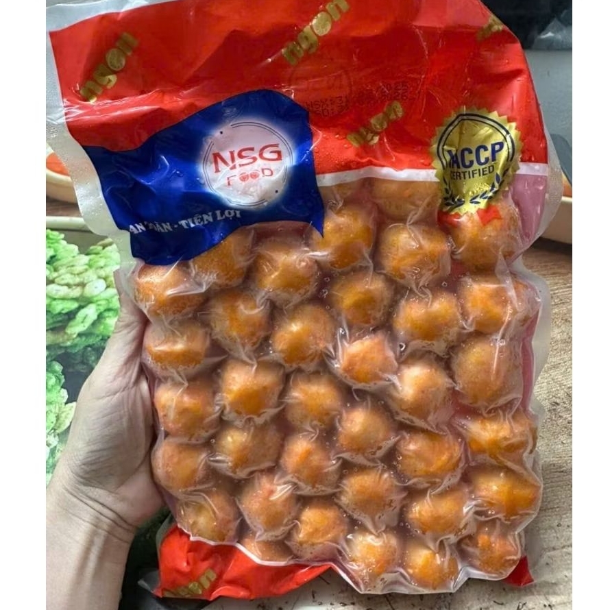 VIÊN HẢI SẢN XỐT TÔM NSG 500G