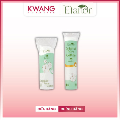 Bông tẩy trang organic Ceiba Và Elanor chất liệu cotton 80, 120, 140 miếng