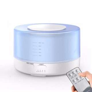 Máy xông tinh dầu 500ml Mới, Máy Khuếch Tán Tinh Dầu phòng ngủ Phun Sương Tạo Ẩm Cho Phòng Máy Lạnh