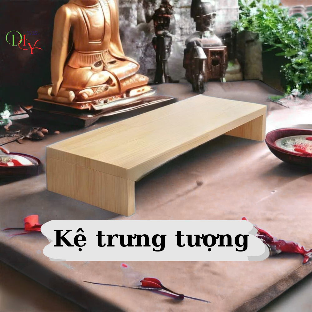 Đế kê tượng, Đôn gỗ kê tương phật đồ phong thủy gọn đẹp khánh thờ mặt kệ không lộ vít cao cấp