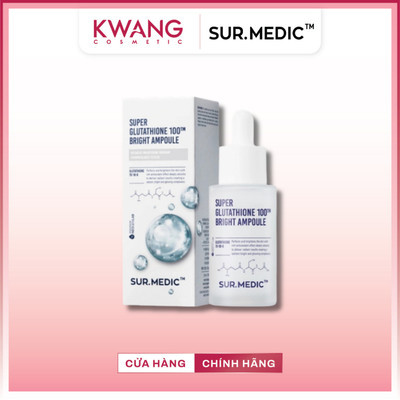 Huyết Thanh Truyền Trắng Surmedic Super Glutathione Bright Ampoule 32ml