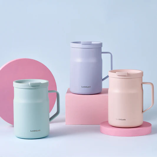 Ca nước giữ nhiệt LocknLock Metro Mug 475ml - Màu xanh Chính hãng LHC4263GRN - HAPOS LOCKNLOCK OFC