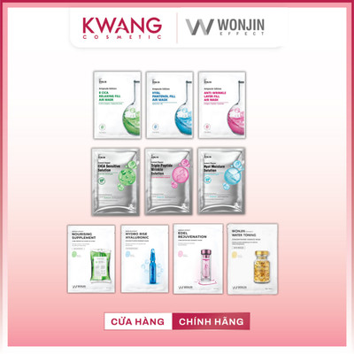 Hộp 10M Mặt Nạ Wonjin EFFECT, INSTANT, AMPOULE Dưỡng Trắng Da, Làm Dịu Da, Phục Hồi Da Hàn Quốc Chính Hãng
