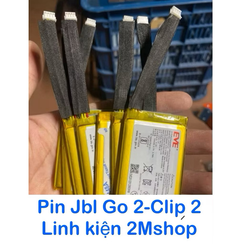 Thay pin loa jbl go 2 - clip 2 - go + . pin loa chuẩn hãng