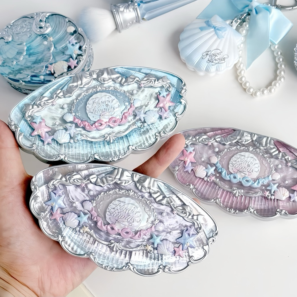 Bảng Phấn Mắt Vỏ Sò Flower Knows Shell's Jewel Chính Hãng