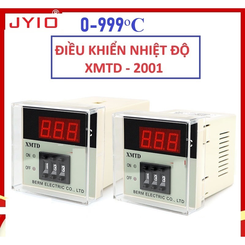 Bộ điều khiển nhiệt độ 0-999 độ C JYIO XMTD-2001 Loại ngắn