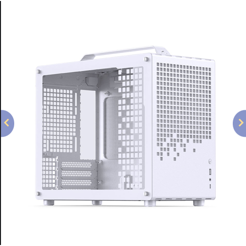 PhuongVy Icenter  VỎ CASE JONSBO Z20 BLACK - Mini MATX Black/White