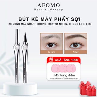  Bút Kẻ Lông Mày AFOMO Kẻ Mày Phẩy Sợi Giúp Lông Mày Đẹp Tự Nhiên Chống Nước Chống Lòe 