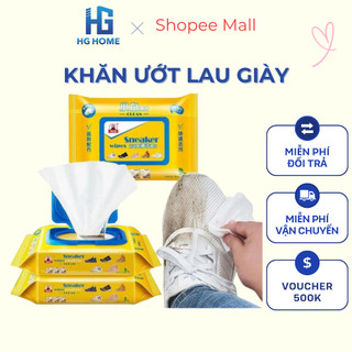 Hộp Khăn Ướt Lau Sạch Giày 30 Tờ Siêu Hot Hghome