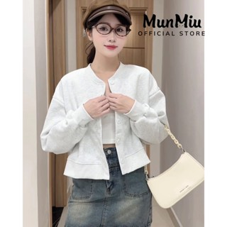  Áo khoác nỉ croptop cúc cài bo viền dáng ngắn,Áo khoác cardigan nỉ kiểu dáng tiểu thư chất nỉ dày dặn ấm áp 