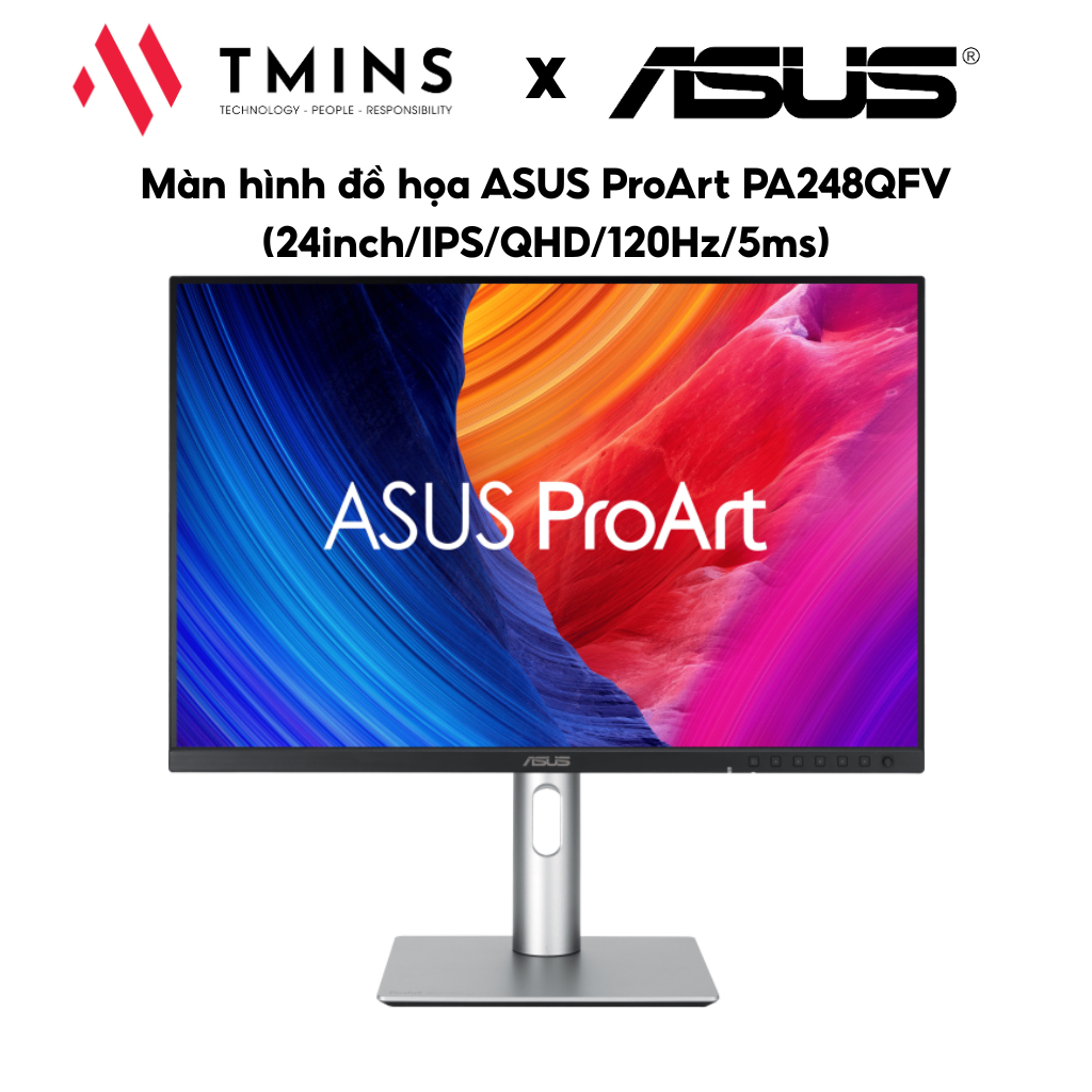 Màn Hình Đồ Họa ASUS ProArt PA248QFV (24inch - QHD - IPS - 120hz - 5ms) - Hàng chính hãng.