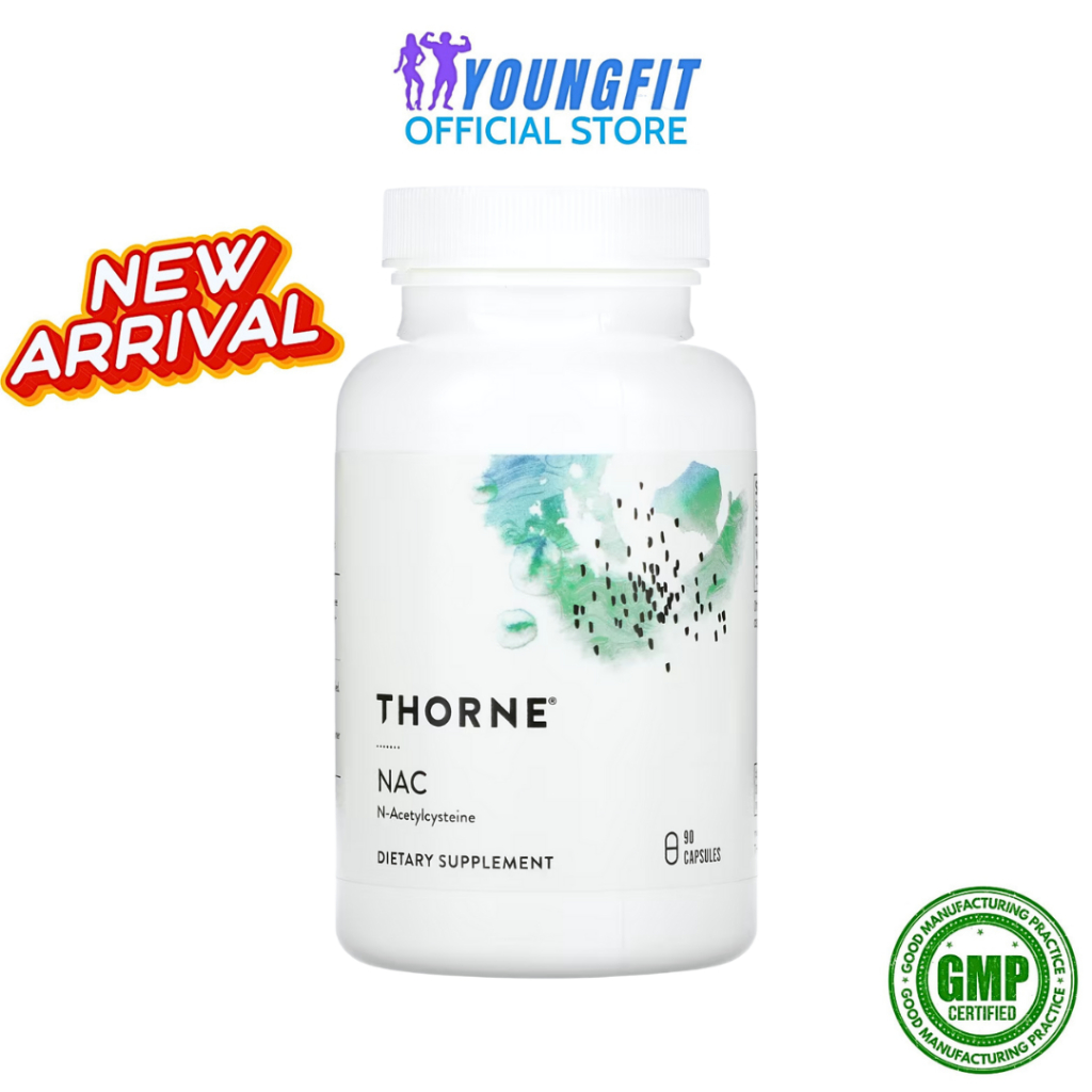 Viên Uống NAC N-Acetyl-L-Cysteine THORNE Hỗ Trợ Gan Tăng Cường Hệ Hô Hấp Tăng Sinh Glutathione - You