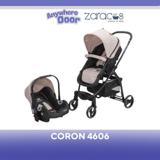  Xe đẩy kèm ghế ngồi ô tô Zaracos Coron 4606 cho bé 0-3 tuổi  bảo hành 3 năm  