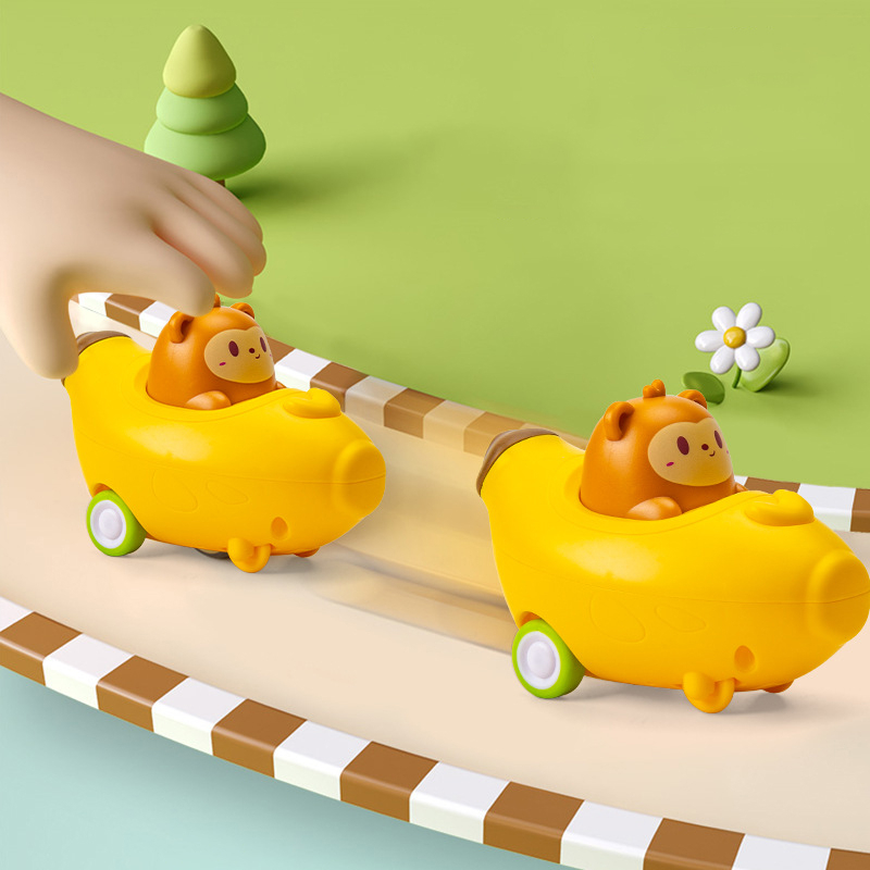 Đồ chơi nhấn nút chạy INERTIA CAR hình thú mới nhất 2023