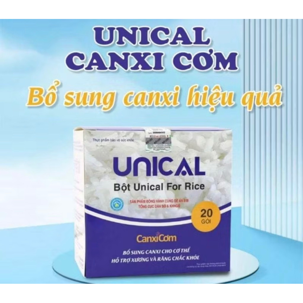 [SHOP MALL CHÍNH HÃNG] UNICAL FOR RICE - Canxi cơm Nhật Bản