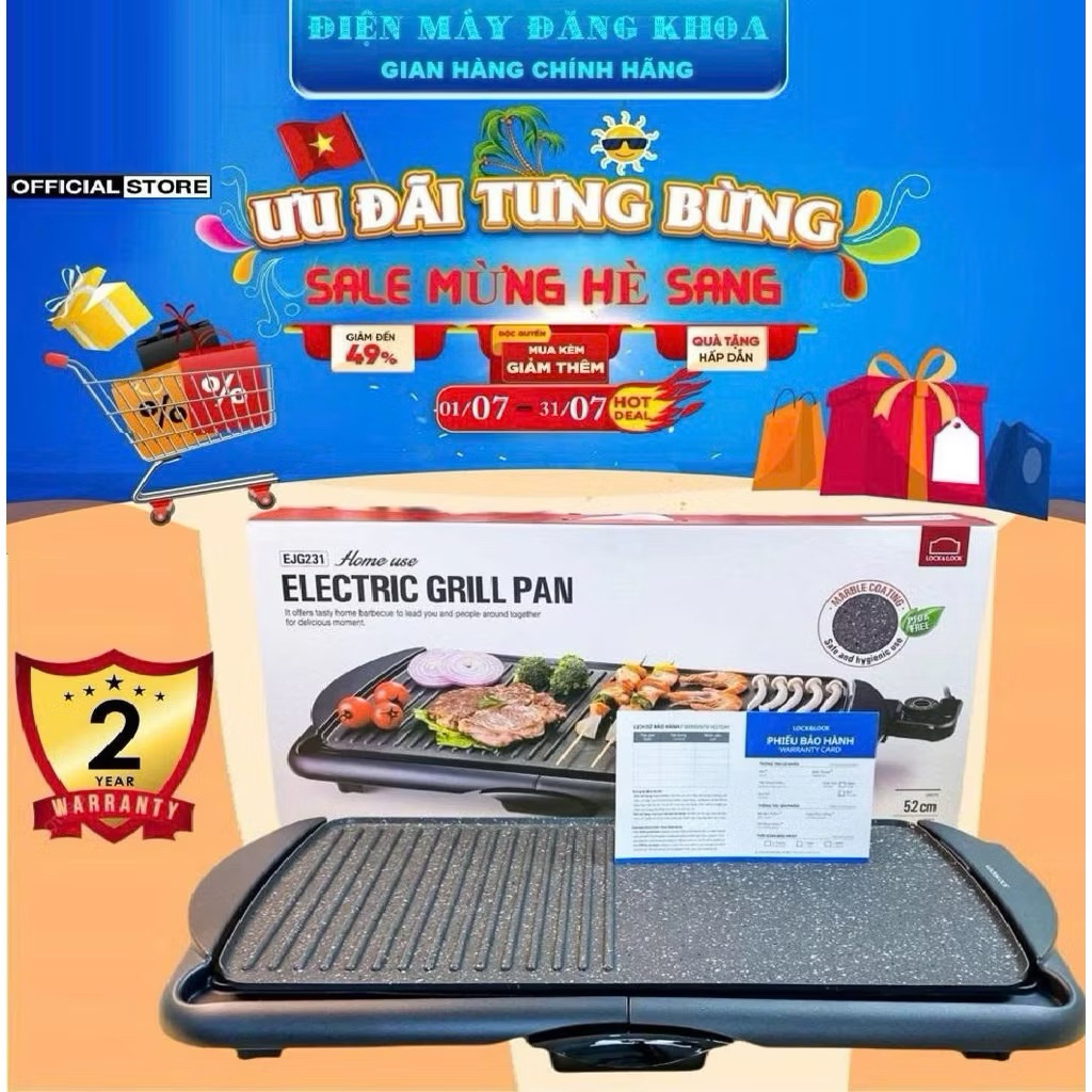 Bếp nướng điện Lock&Lock ejg231