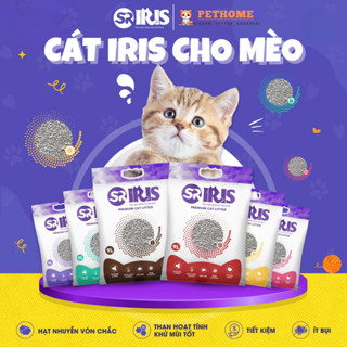 [Tải 6 Túi] Cát Vệ Sinh Cho Mèo IRIS Có Than Hoạt Tính Vón Cứng, Giảm Mùi, Thấm Hút Hiệu Quả