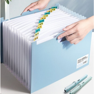Túi đựng tài liệu hồ sơ A4 (13 Ngăn) 32.2x22.8cm để bàn chứa được 2000 tờ, bìa hồ sơ nhiều ngăn - Bìa đựng tài liệu A4