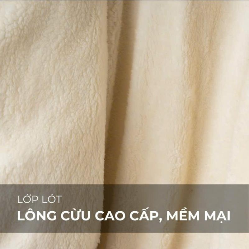 Áo Khoác Phao Suông Lót Lông Cừu Cao Cấp , Áo Đại Hàn Dày Dặn Chống Rét, Giữ Ấm Cơ Thể Cho Nam Nữ Unisex Menswear 2025 | BigBuy360 - bigbuy360.vn