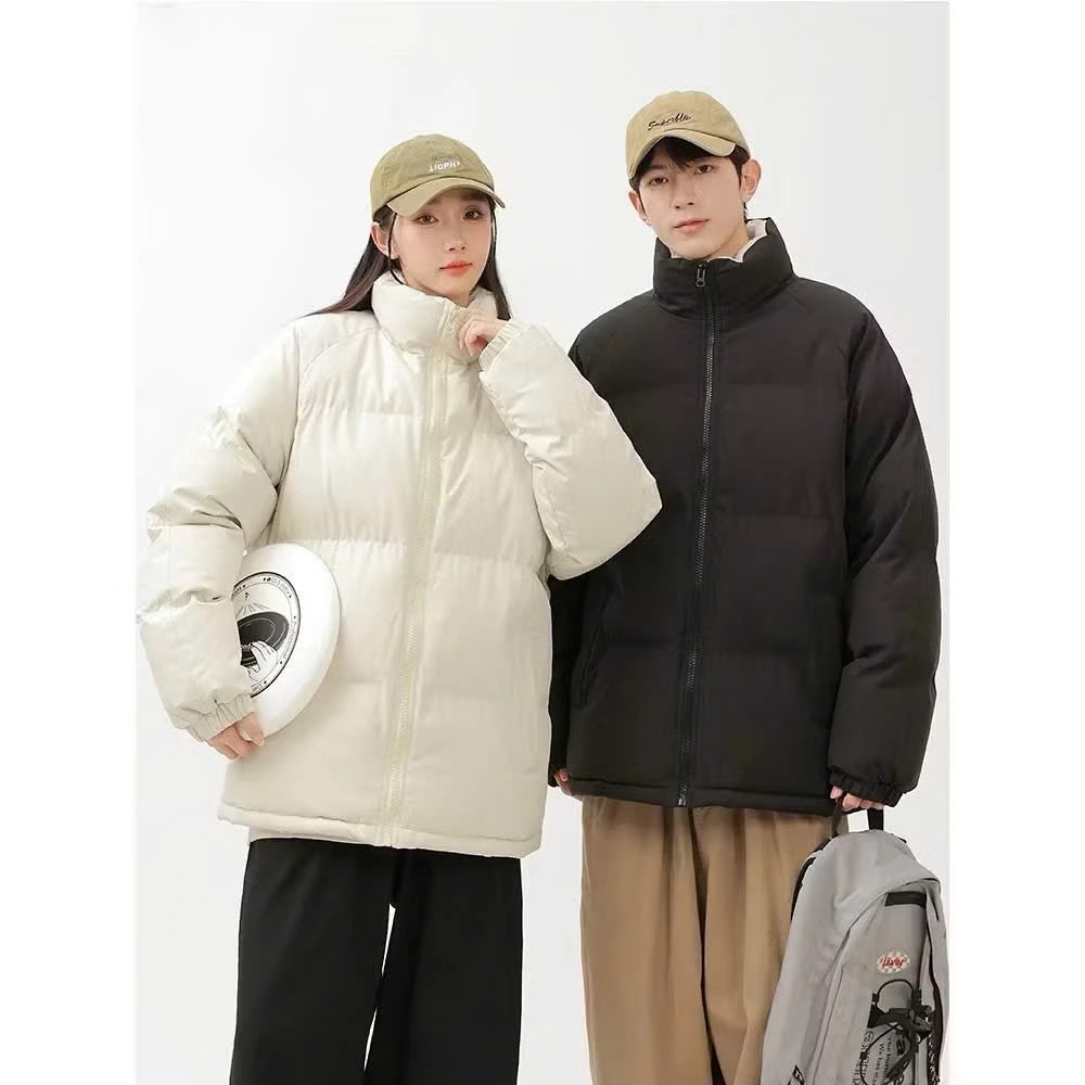 Áo Khoác Phao Suông Lót Lông Cừu Cao Cấp , Áo Đại Hàn Dày Dặn Chống Rét, Giữ Ấm Cơ Thể Cho Nam Nữ Unisex Menswear 2025 | BigBuy360 - bigbuy360.vn